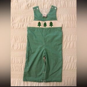 12 mo Stitchy Fish Christmas JonJon EUC